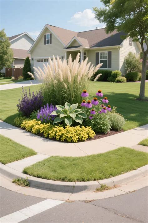 Landscape Design For Corner House
