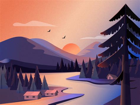 Landscape Design Illustration