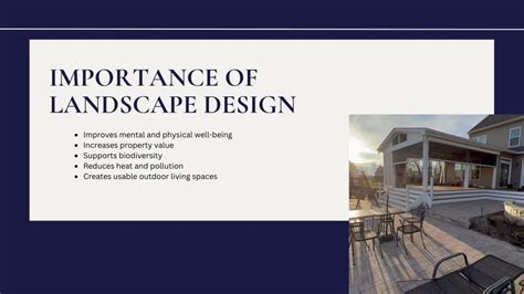 Landscape Design Importance