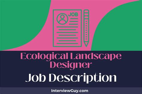 Landscape Design Job Requirements