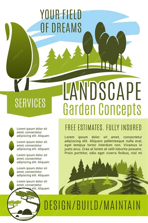 Landscape Design Poster