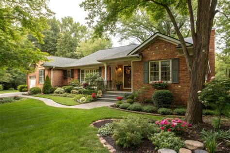 Landscape Design Ranch Style Home