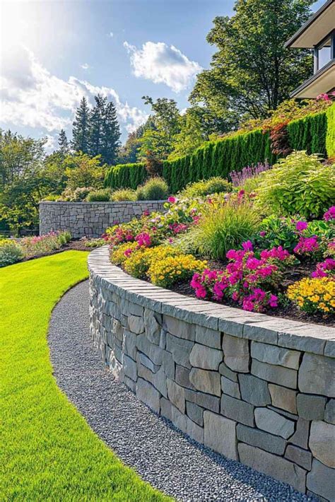 Landscape Design Retaining Wall Ideas
