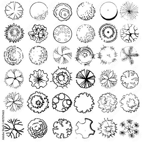 Landscape Design Symbols Adobe Illustrator