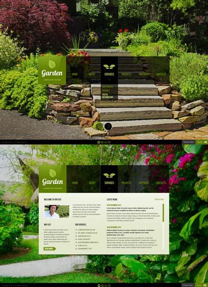 Landscape Design Web Template