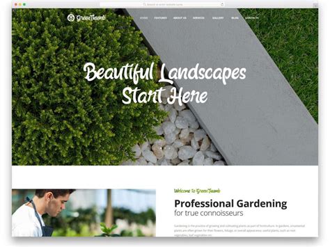 Landscape Design Website Template