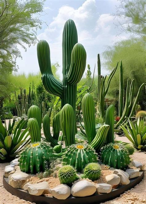 Landscape Design With Cactus