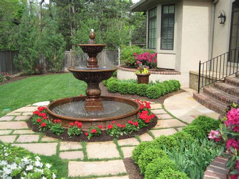 Landscape Design With Fountains