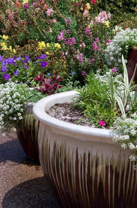 Landscape Design With Large Pots