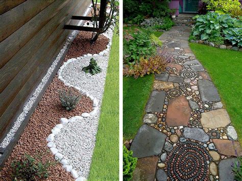 Landscape Design With Pebbles