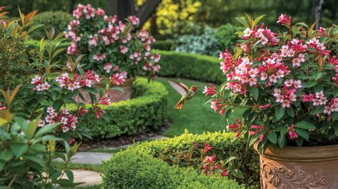 Landscape Design With Weigela