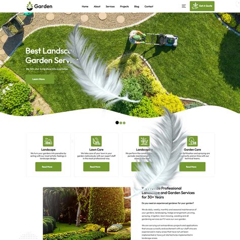Landscape Design Wordpress Theme