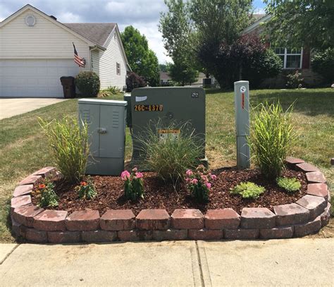 Landscape Designs Around Electrical Boxes