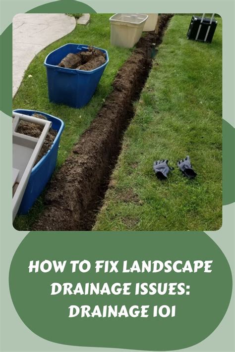 Landscape Drainage Issues