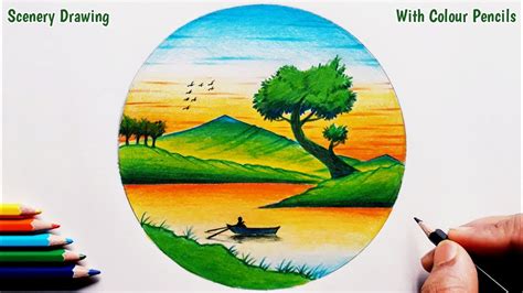 Landscape Drawing Colour