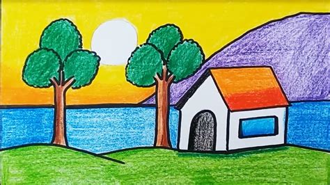 Landscape Drawing For Children