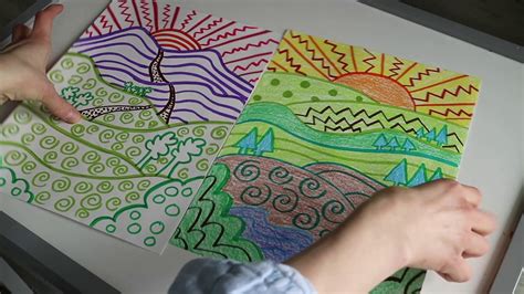 Landscape Drawing For Elementary Students
