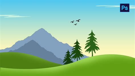 Landscape Drawing Photoshop