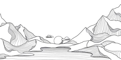 Landscape Drawing Templates