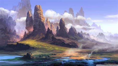 Landscape Drawing Wallpaper