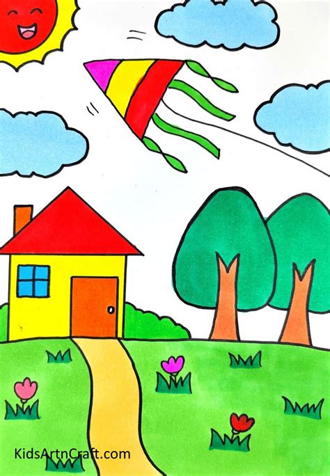 Landscape Drawings For Children