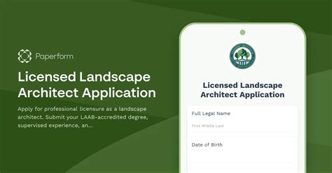 Landscape Forms Application