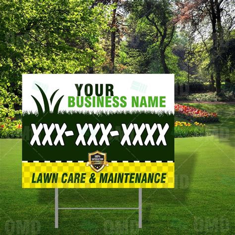Landscape Lawn Signs