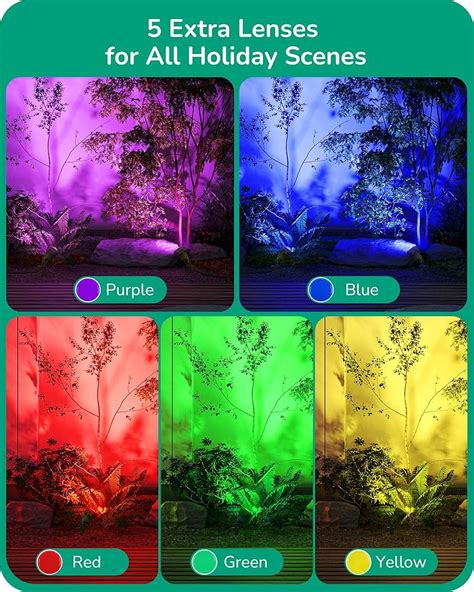 Landscape Lighting Colored Lenses