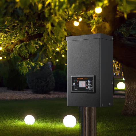 Landscape Lighting Transformer Wtimer And Daylight Sensor