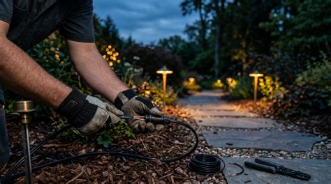 Landscape Lighting Wire End