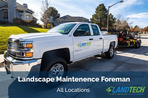 Landscape Maintenance Foreman
