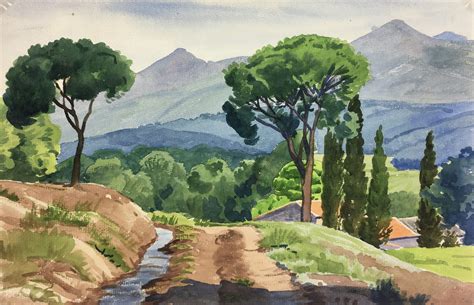 Landscape Painting In France