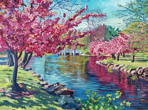 Landscape Painting Spring