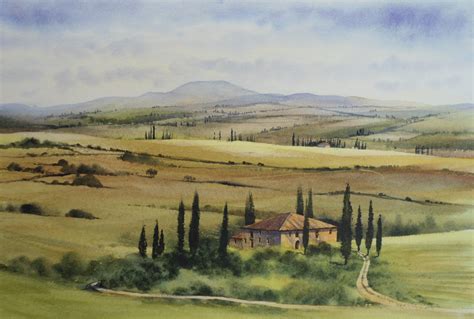 Landscape Painting Tuscany