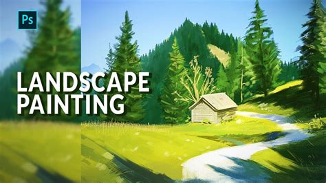 Landscape Painting Tutorial Photoshop