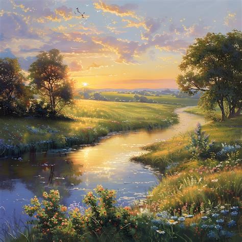 Landscape Paintings Images Free Download