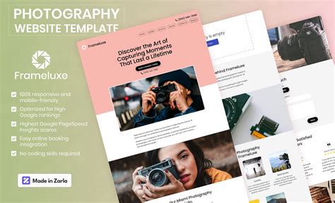Landscape Photography Website Templates