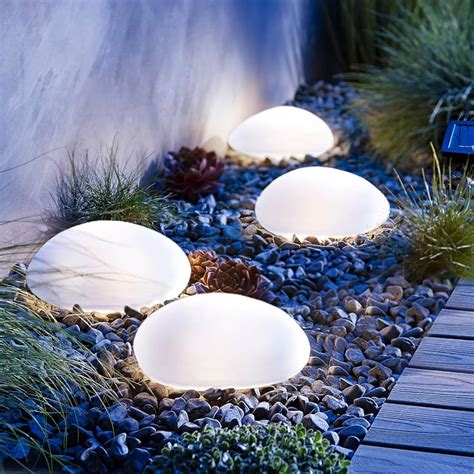 Landscape Rocks With Lights