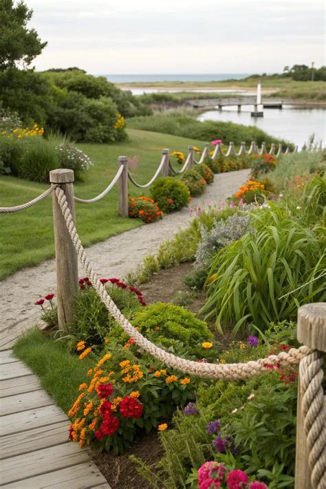 Landscape Rope Fence
