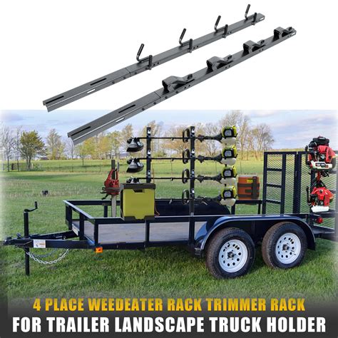 Landscape Trailer Weedeater Racks