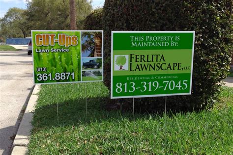 Landscape Yard Signs