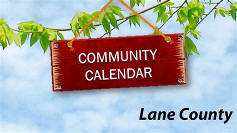 Lane County Events Calendar