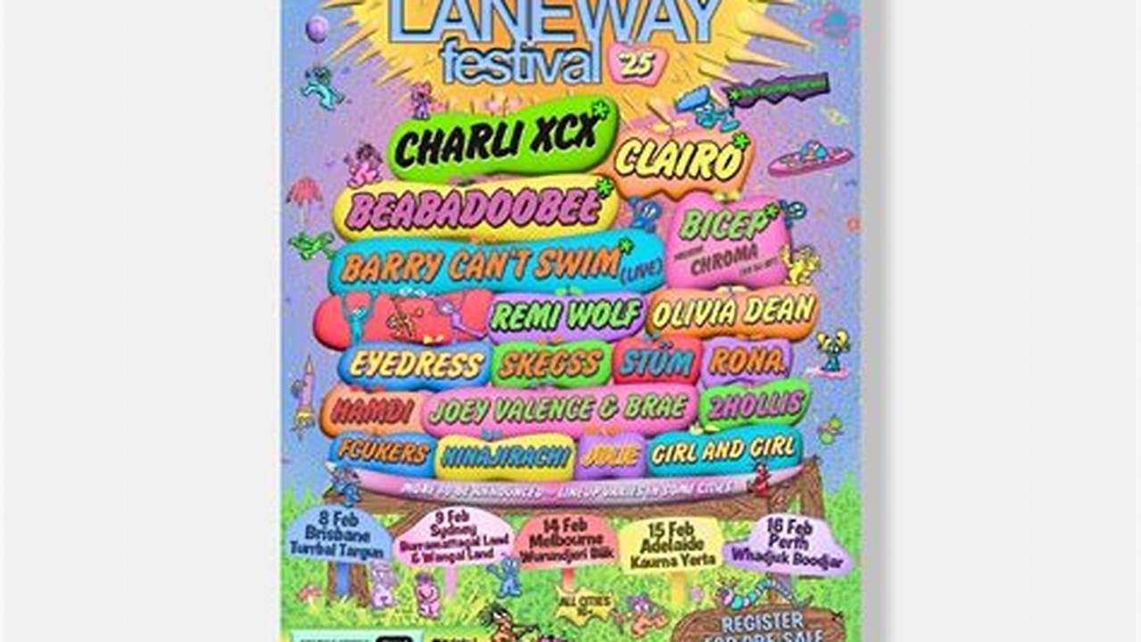 Laneway Lineup 2025