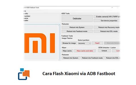 Langkah-langkah flash Xiaomi via ADB Fastboot