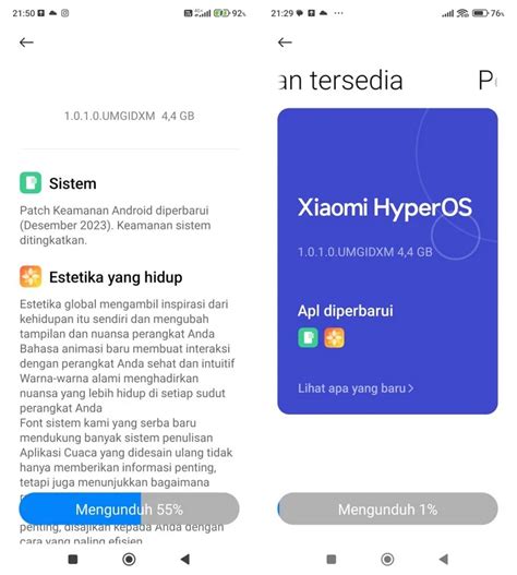 Langkah-langkah Update HyperOS Xiaomi