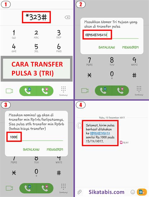 Langkah-Langkah Transfer Pulsa Simpati Via SMS