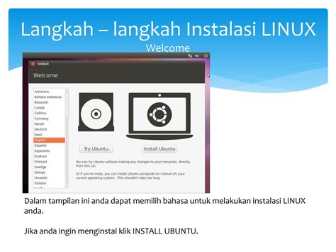 Langkah-langkah Instalasi Linux