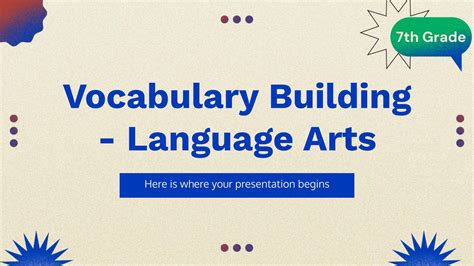 Language Arts and Vocabulary Building