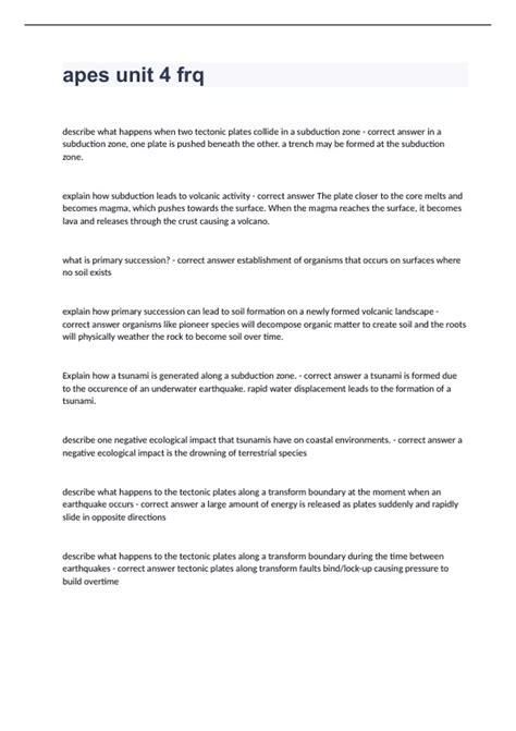 Language Learners, Take Note! AP Classroom Unit 4 FRQ Language Answers Provided