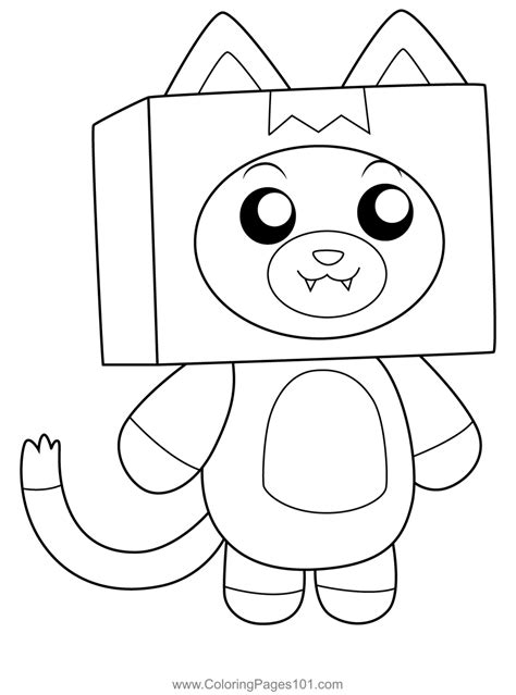 LankyBox Coloring Pages